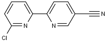 6-Chloro-5'-cyano-2,2'-bipyridine Struktur