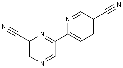 6,5'-Dicyano-2-(2'-pyridyl)pyrazine Struktur