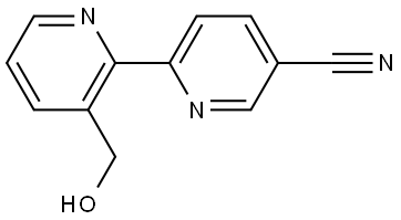 3-Hydroxymethyl-5'-cyano-2,2'-bipyridine Struktur