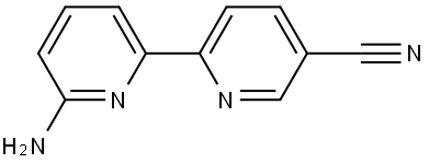 6-Amino-5'-cyano-2,2'-bipyridine Struktur