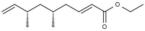 ETHYL (2E,5S,7S)-5,7-DIMETHYL-2,8-NONADIENOATE Struktur