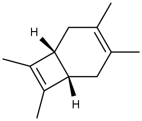 (1R,6S)-3,4,7,8-TETRAMETHYLBICYCLO[4.2.0]OCTA-3,7-DIENE Struktur