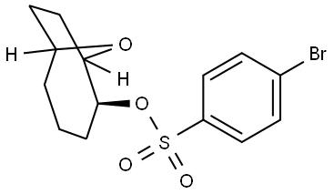 (2S)-9-OXABICYCLO[4.2.1]NON-2-YL 4-BROMOBENZENESULFONATE Struktur