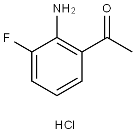 1-(2-Amino-3-fluorophenyl)ethanone hydrochloride Struktur