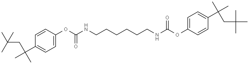 Carbamic acid, N,N'-1,6-hexanediylbis-, C,C'-bis[4-(1,1,3,3-tetramethylbutyl)phenyl] ester
