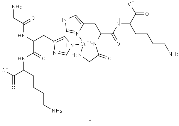 Prezatide copper Struktur