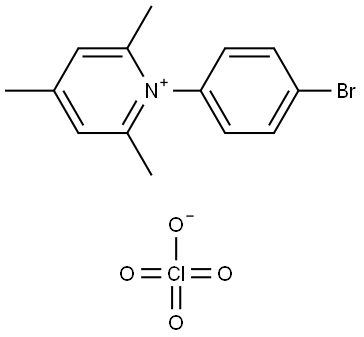 1-(4-BROMOPHENYL)-2,4,6-TRIMETHYLPYRIDINIUM PERCHLORATE Struktur