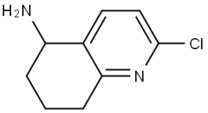 2-Chloro-5,6,7,8-tetrahydro-5-quinolinamine Struktur