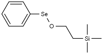 Benzeneselenenic acid [2-(trimethylsilyl)ethyl] ester Struktur