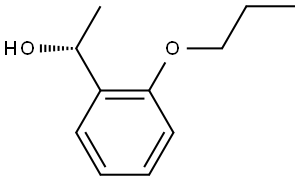 (R)-1-(2-propoxyphenyl)ethan-1-ol Struktur