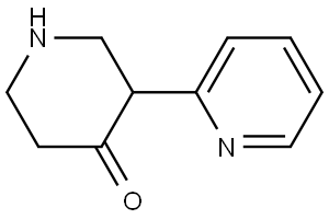 3-(pyridin-2-yl)piperidin-4-one Struktur