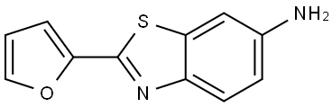 2-(furan-2-yl)benzo[d]thiazol-6-amine Struktur