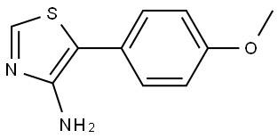 4-Amino-5-(4-methoxyphenyl)thiazole Struktur