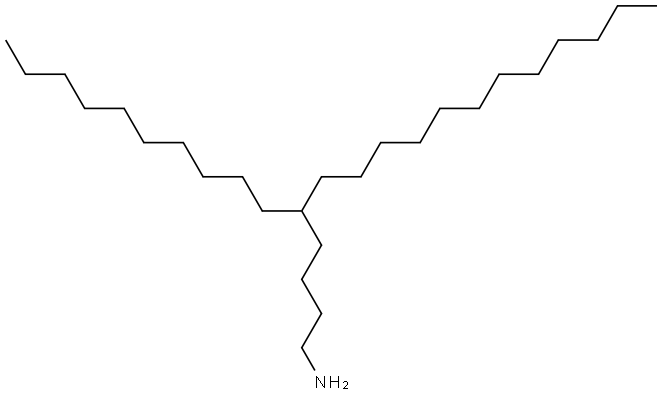 5-decylheptadecan-1-amine Struktur