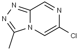 6-Chloro-3-methyl-1,2,4-triazolo[4,3-a]pyrazine Struktur