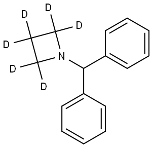 1-benzhydrylazetidine-2,2,3,3,4,4-d6 Struktur