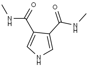 N(3),N(4)-DIMETHYL-1H-PYRROLE-3,4-DICARBOXAMIDE Struktur