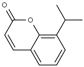 8-propan-2-ylchromen-2-one Struktur