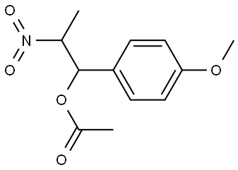 Benzenemethanol, 4-methoxy-α-(1-nitroethyl)-, 1-acetate