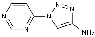 1-(pyrimidin-4-yl)-1H-1,2,3-triazol-4-amine Struktur