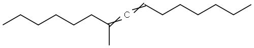 7-methylpentadeca-7,8-diene Struktur