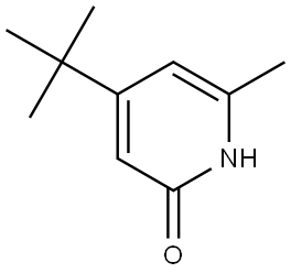 4-(tert-butyl)-6-methylpyridin-2(1H)-one Struktur