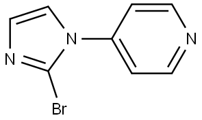 4-(2-bromo-1H-imidazol-1-yl)pyridine Struktur