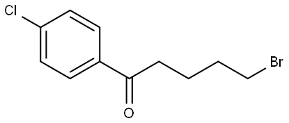 5-Bromo-1-(4-chlorophenyl)-1-oxopentane Struktur