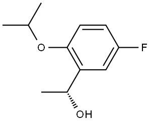 (R)-1-(5-fluoro-2-isopropoxyphenyl)ethan-1-ol Struktur