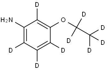 1-AMINO-3-(ETHOXYBENZENE-D9) Struktur