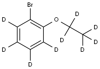 2-(Ethoxy)bromobenzene-d9 Struktur