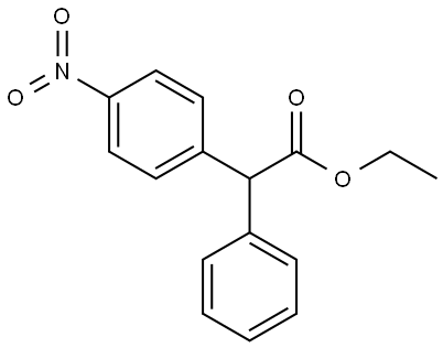 ethyl 2-(4-nitrophenyl)-2-phenylacetate Struktur