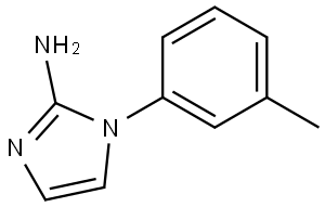 1-(m-tolyl)-1H-imidazol-2-amine Struktur