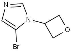 5-bromo-1-(oxetan-3-yl)-1H-imidazole Struktur