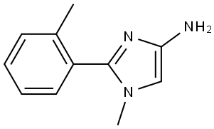 1-methyl-2-(o-tolyl)-1H-imidazol-4-amine Struktur