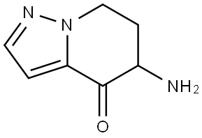 5-Amino-6,7-dihydropyrazolo[1,5-a]pyridin-4(5H)-one Struktur