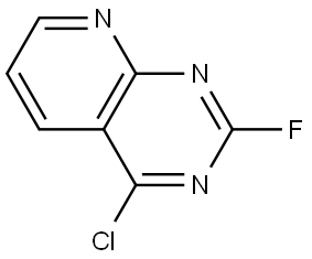 4-chloro-2-fluoropyrido[2,3-d]pyrimidine Structure