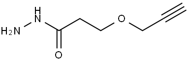 Propargyl-PEG1-hydrazide Struktur