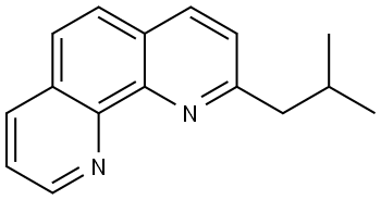 2-isobutyl-1,10-phenanthroline Struktur