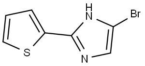 4-bromo-2-(thiophen-2-yl)-1H-imidazole Struktur