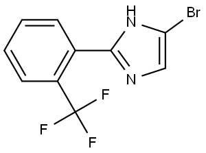 4-bromo-2-(2-(trifluoromethyl)phenyl)-1H-imidazole Struktur