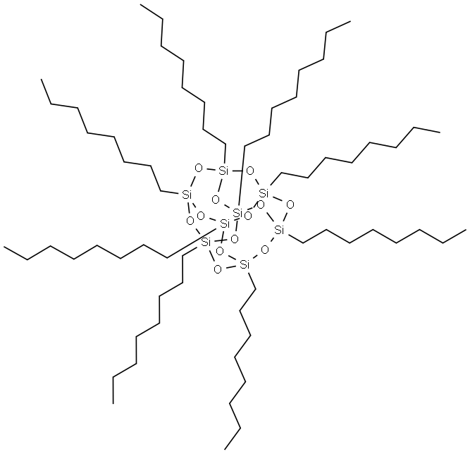 PSS-ISOOCTYL SUBSTITUTED. CAGE MIXTURE& Struktur