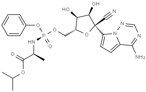 (2S,3R,4R,5R)-2-(4-aminopyrrolo[2,1-f][1,2,4]triazin-7-yl)-3,4-bis(benzyloxy)-5-((benzyloxy)methyl)tetrahydrofuran-2-ol Structure