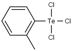 (O-TOLYL)TRICHLOROTELLURIUM Struktur