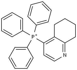 triphenyl(5,6,7,8-tetrahydroquinolin-4-yl)phosphonium Struktur