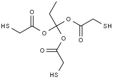 1,1,1-PROPANETRIYL TRIS-(MERCAPTOACETATE) Struktur