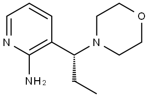 (R)-3-(1-morpholinopropyl)pyridin-2-amine Struktur