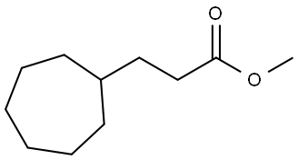 Methyl cycloheptanepropanoate Struktur