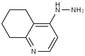 4-Hydrazinyl-5,6,7,8-tetrahydroquinoline Struktur