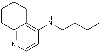 N-Butyl-5,6,7,8-tetrahydro-4-quinolinamine Struktur